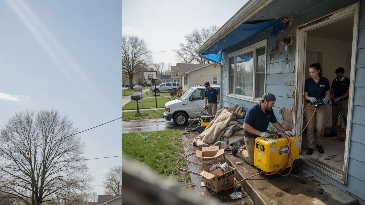 Basement Flood Cleanup in Pawnee, IL near me